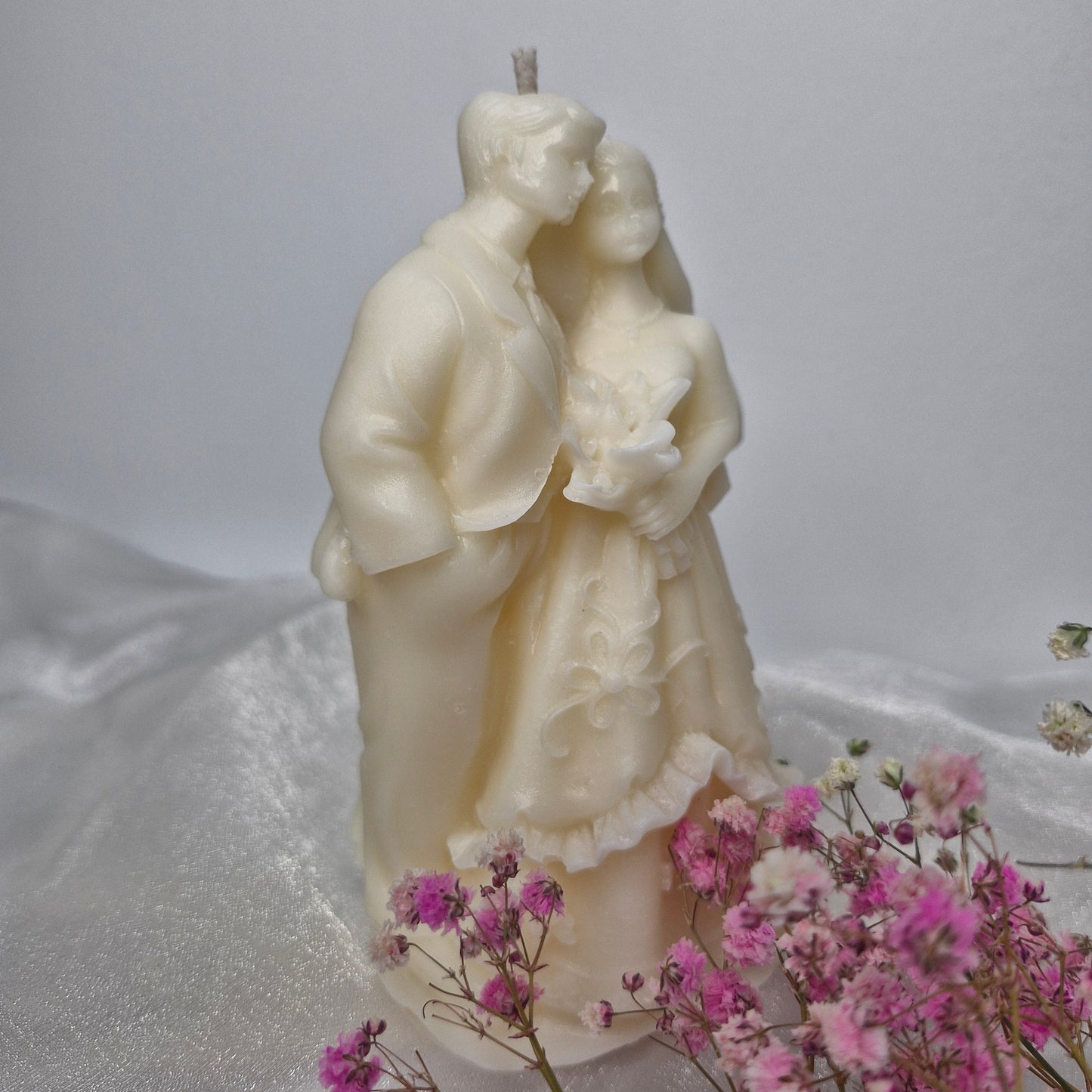 Newlywed Couple Pillar Candle