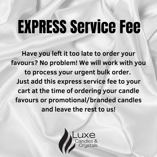 Candle Favours Express Fee